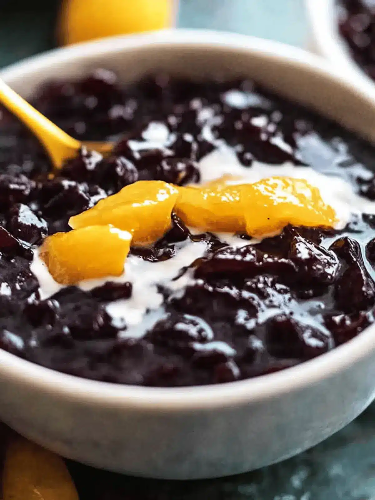 Thai Black Sticky Rice Pudding