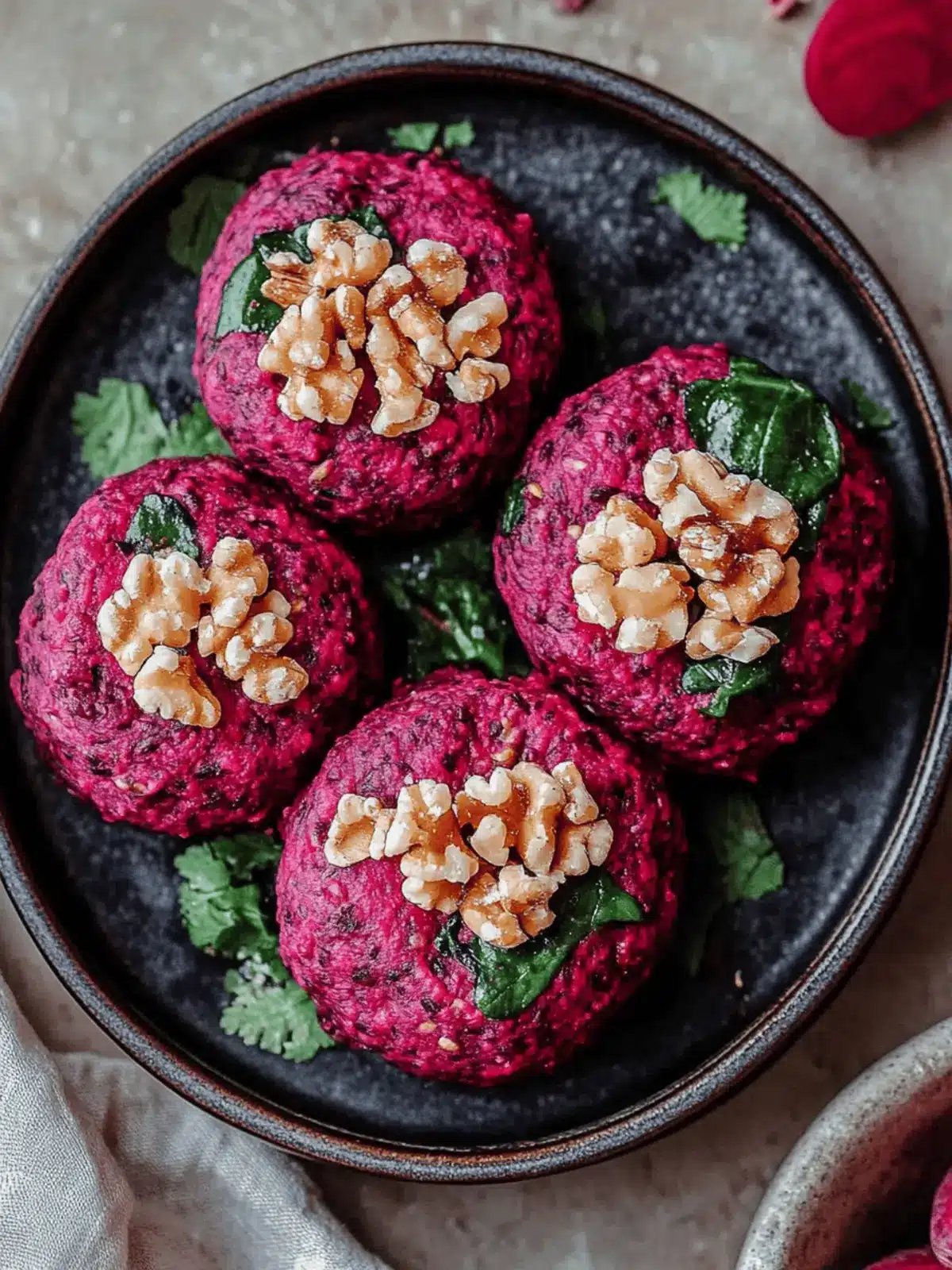 Irresistible Georgian Pkhali: Beet and Spinach Delight! 3 Georgian Pkhali (Beet and Spinach Pkhali)