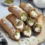 Sicilian Cannoli with Ricotta Filling
