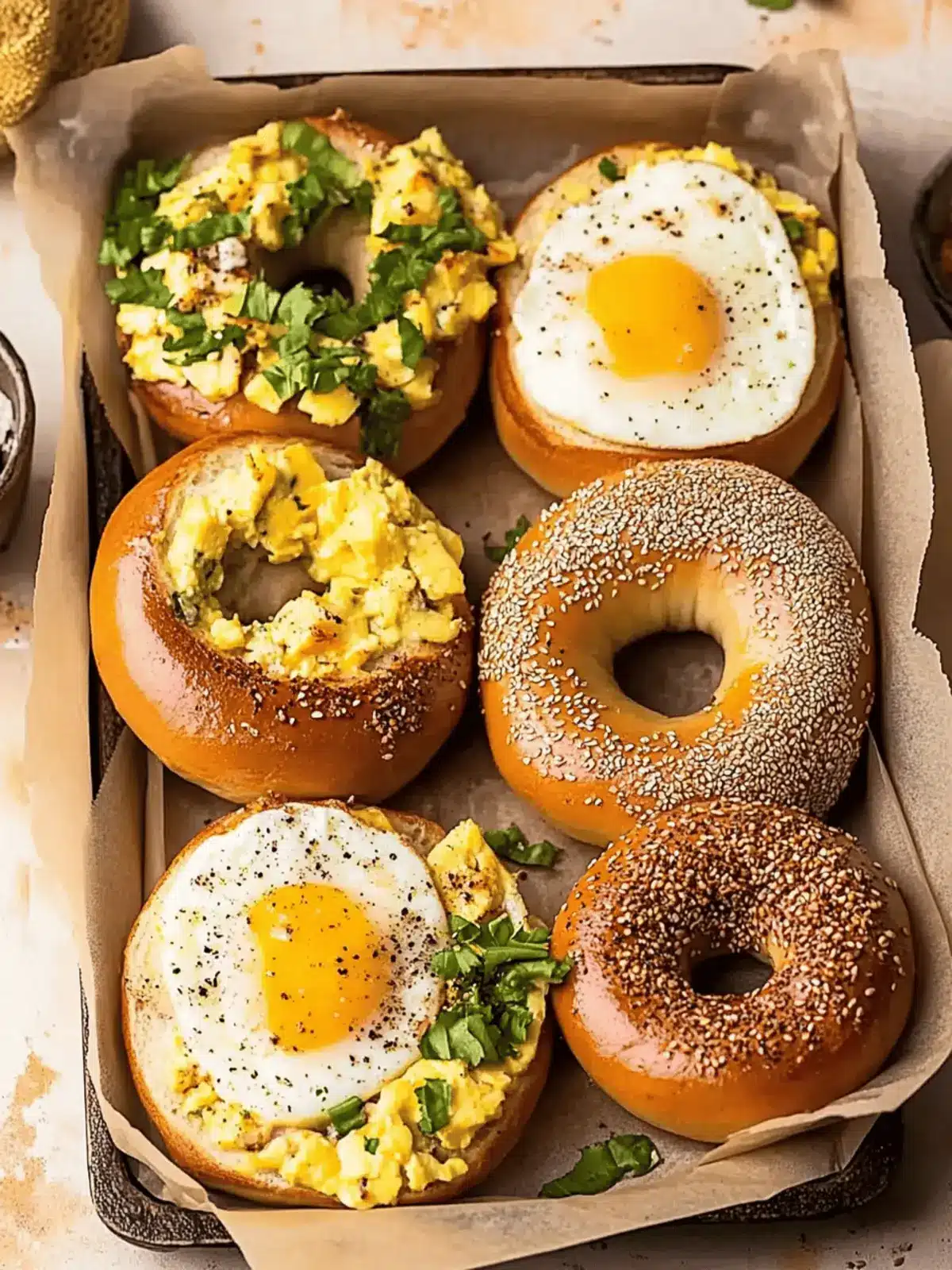 Bagel with Eggs and Cheese