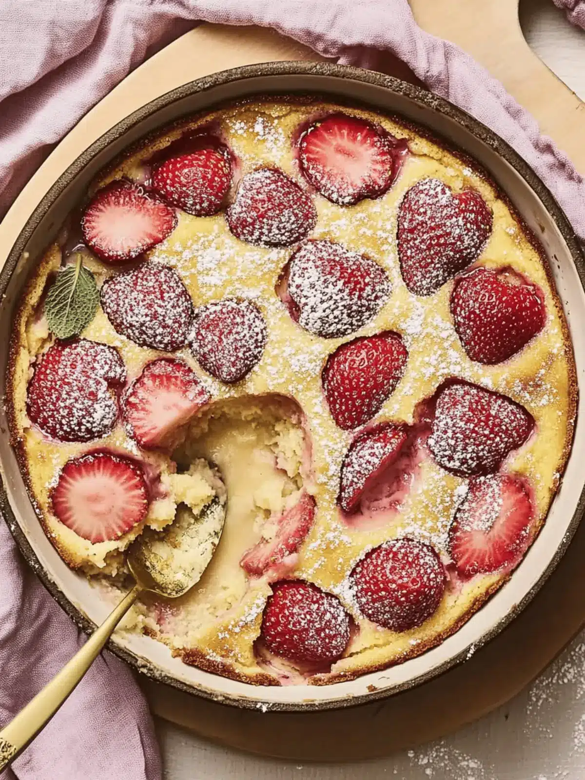 Strawberry Clafoutis