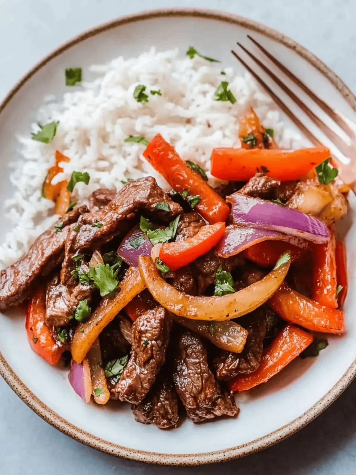 Lomo Saltado (Peruvian Beef Stir Fry)