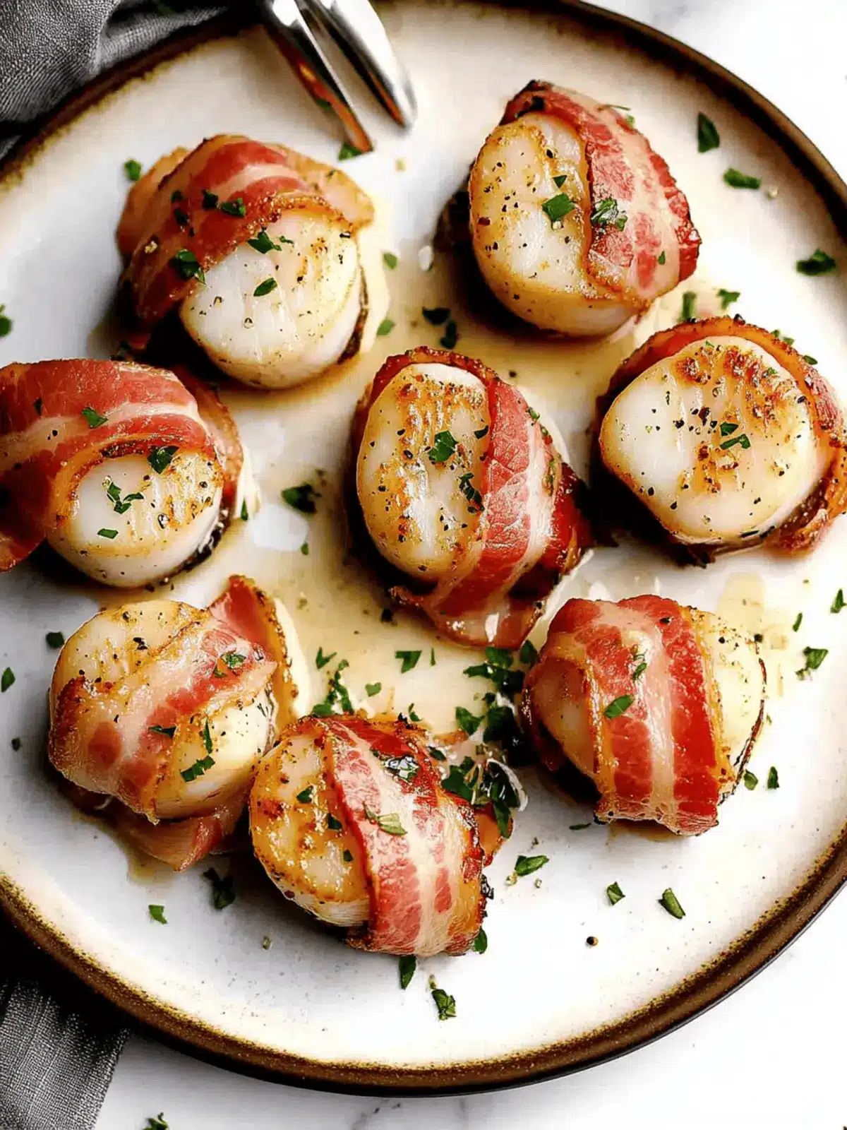 Bacon Wrapped Scallops: The Perfect Bite-Sized Delight 3 Bacon Wrapped Scallops