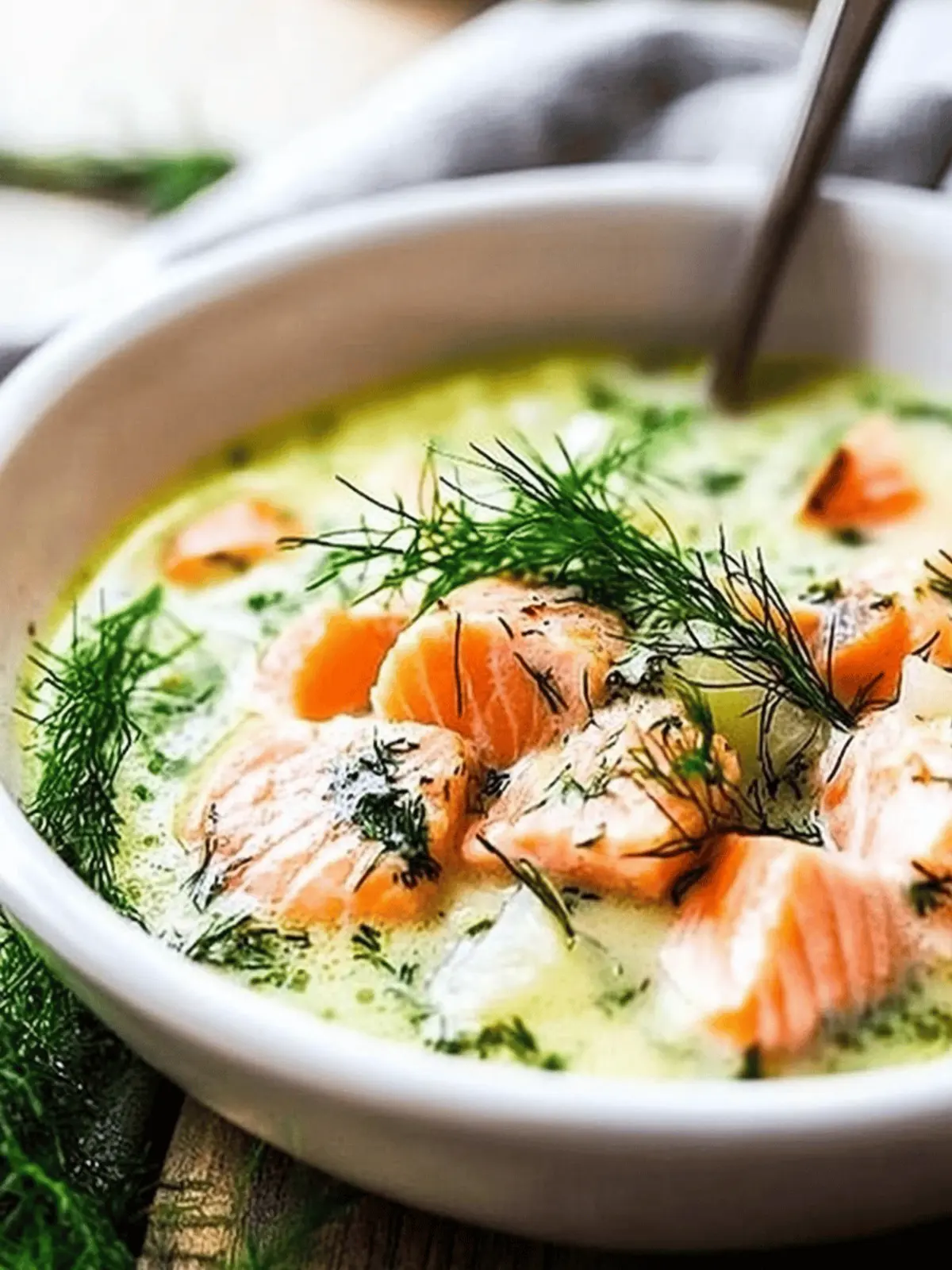 Finnish Salmon Soup (Lohikeitto)