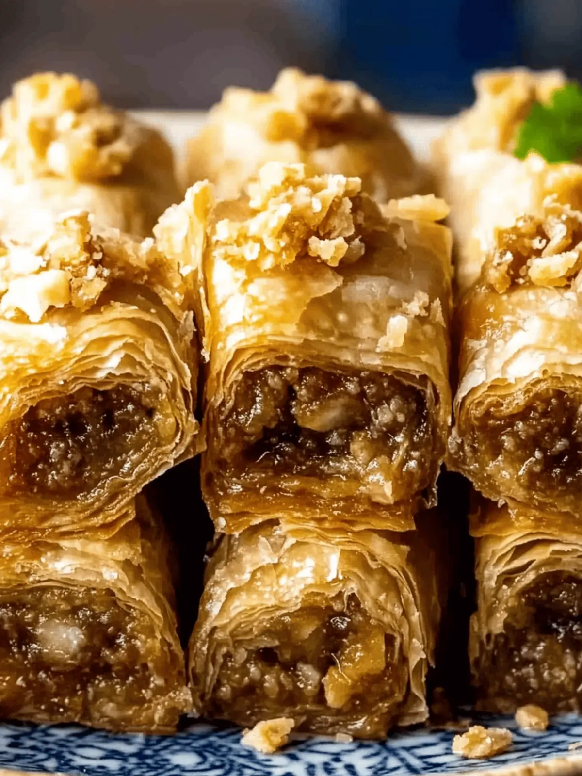 Greek Baklava Rolls (Saragli)