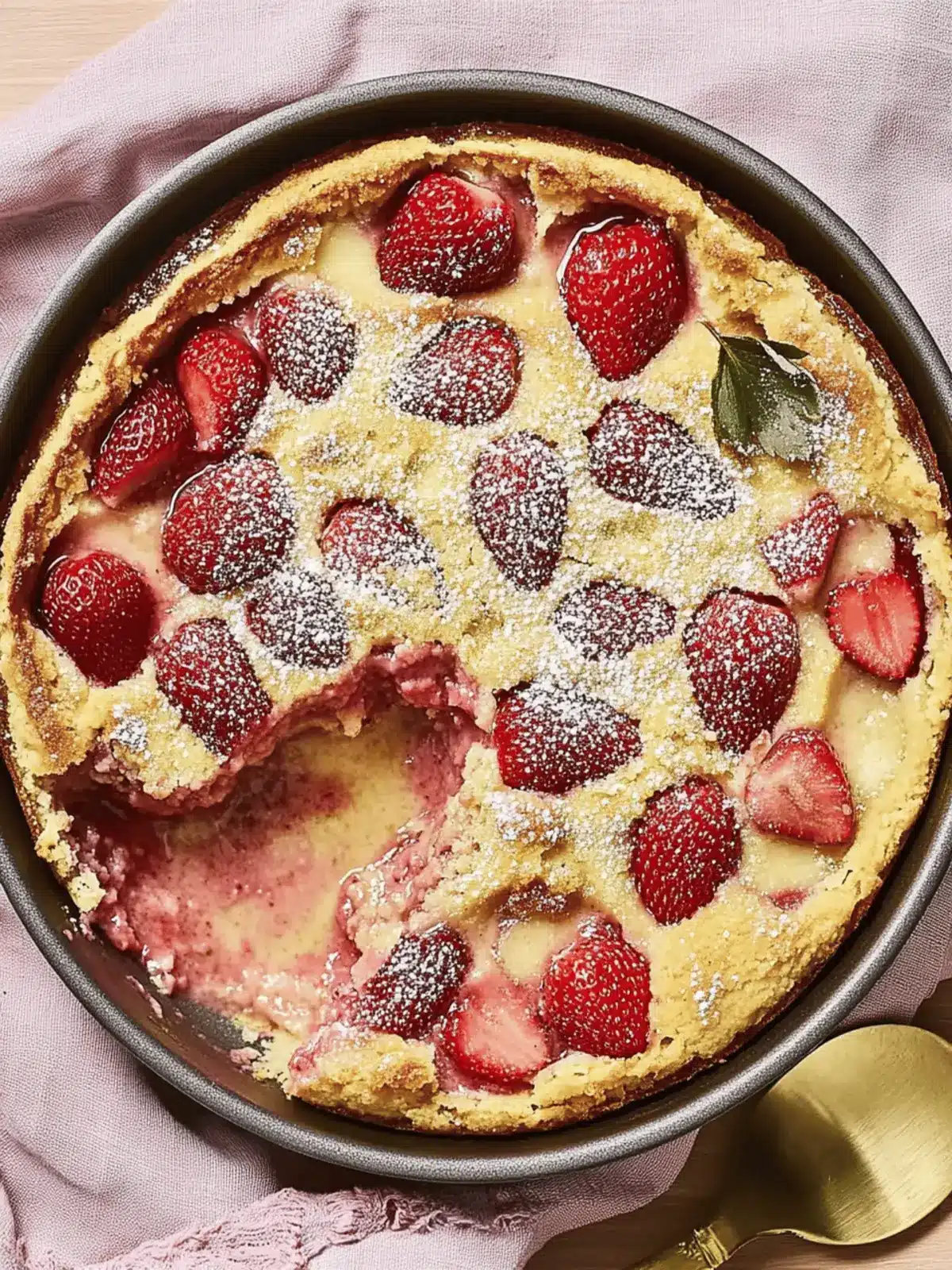 Strawberry Clafoutis