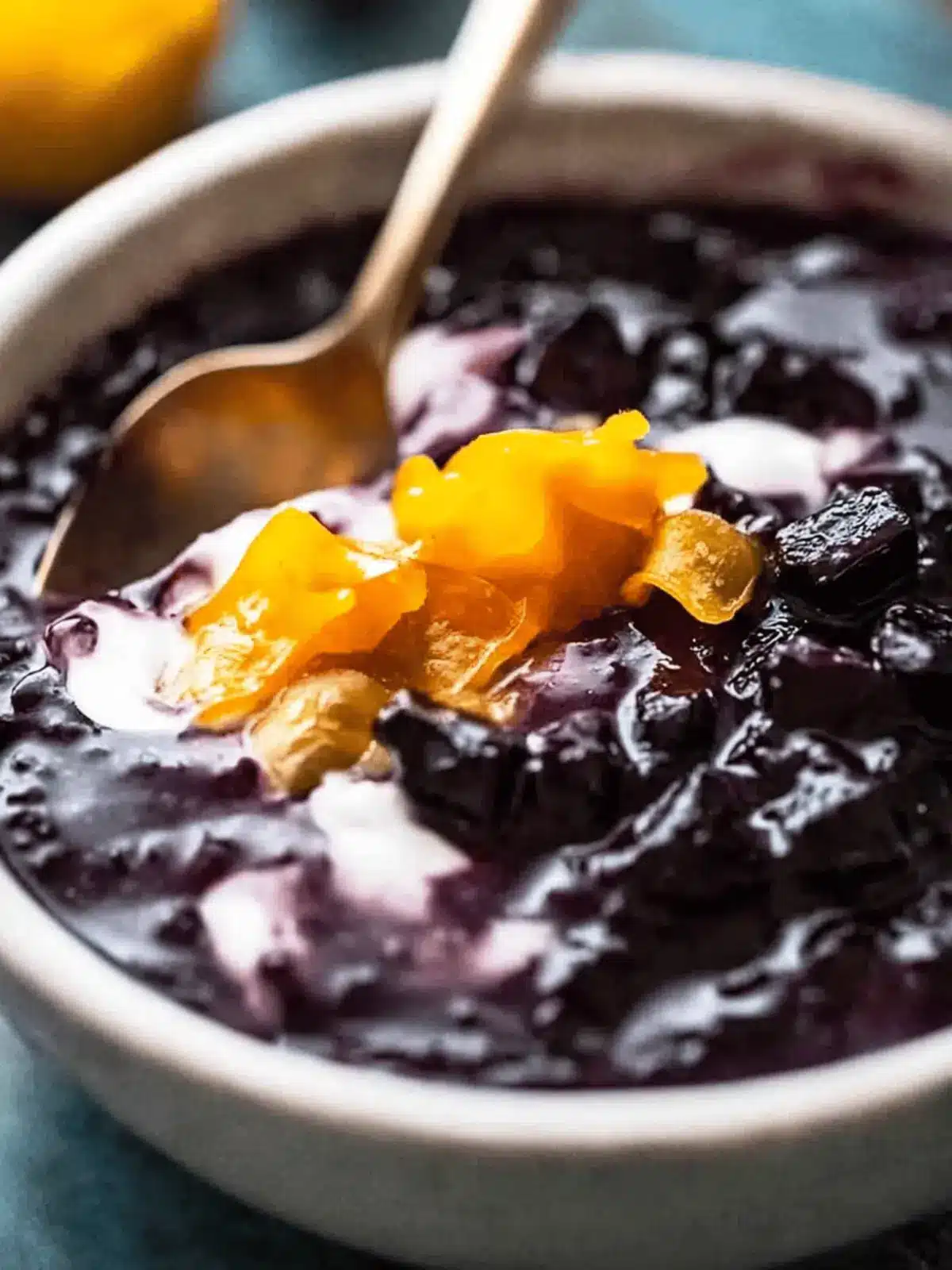 Thai Black Sticky Rice Pudding