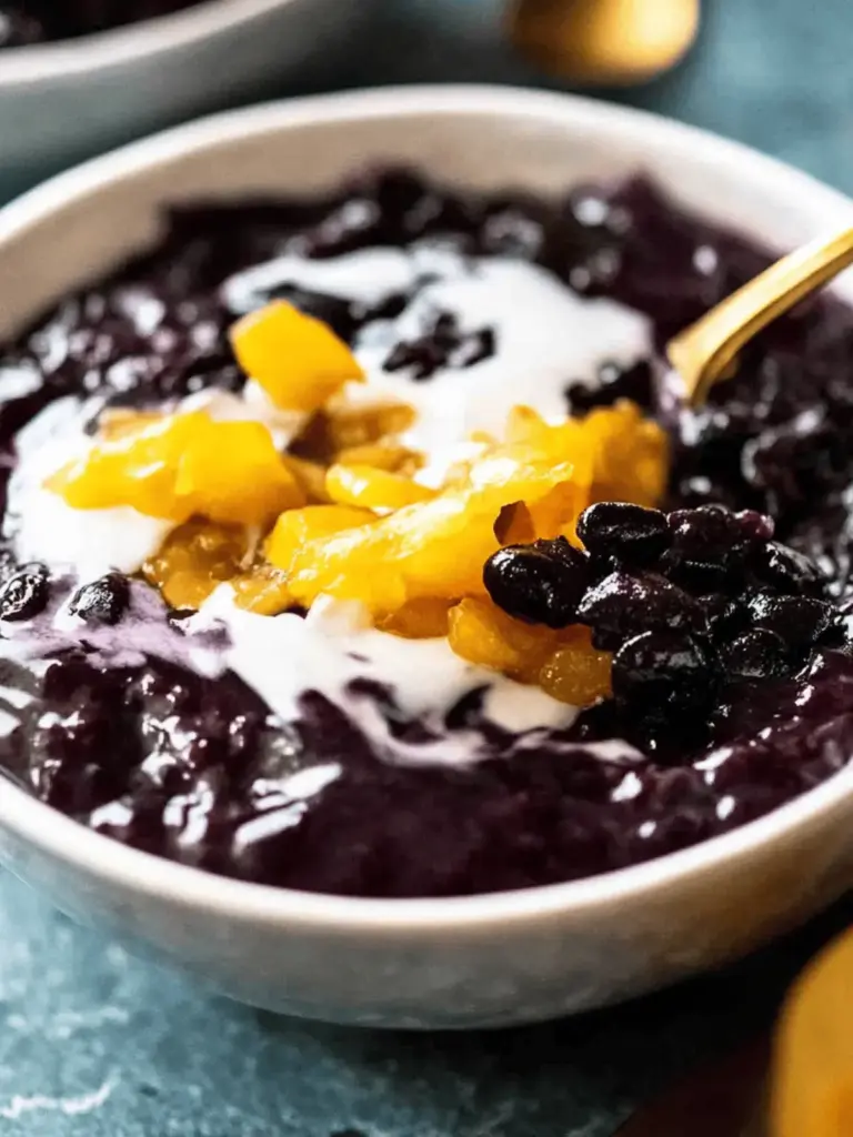 Thai Black Sticky Rice Pudding