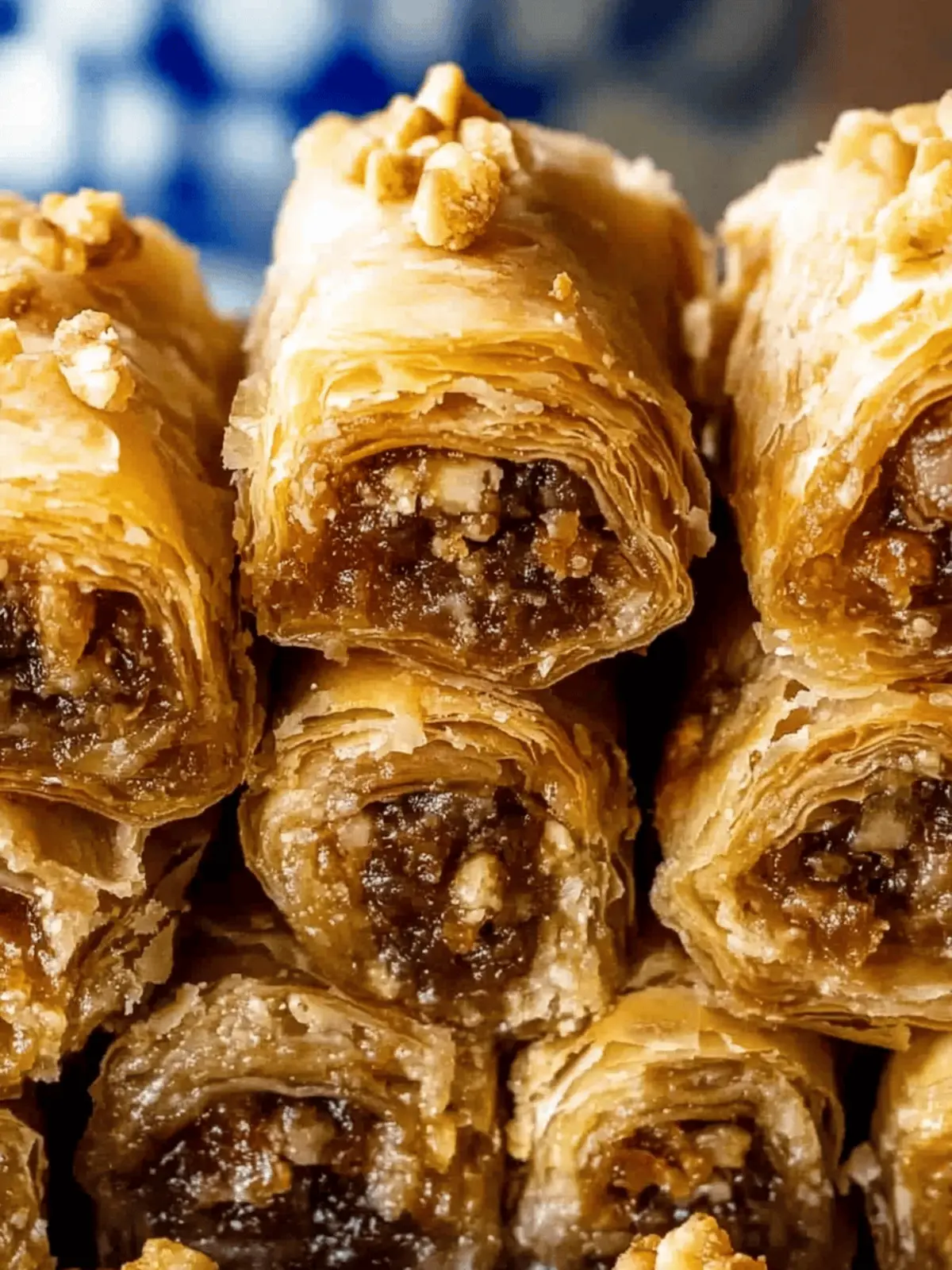 Greek Baklava Rolls (Saragli)
