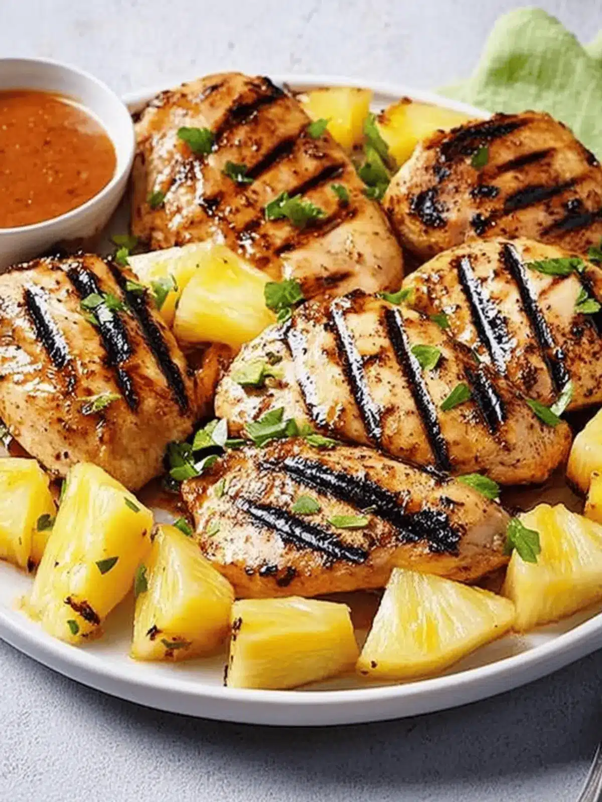 Tangy Grilled Pineapple Chicken