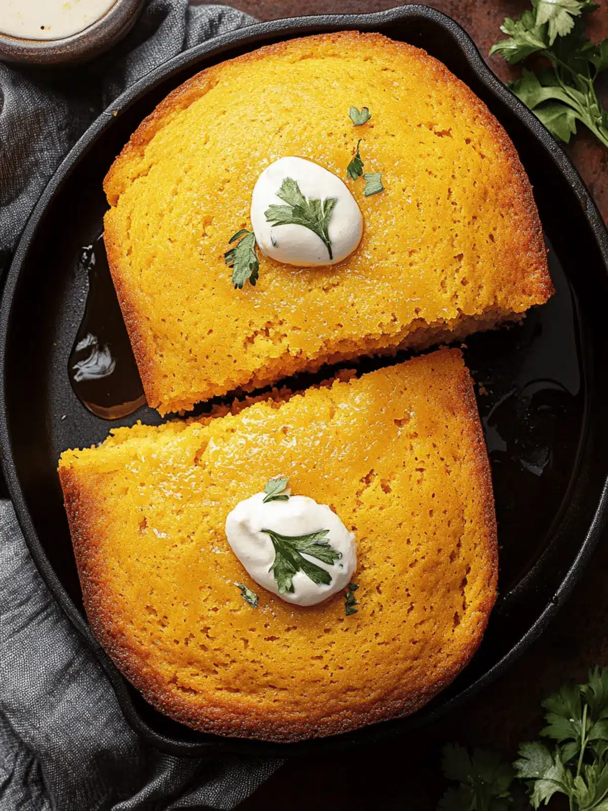 Sweet and Spicy Hot Honey Southern Cornbread Recipe 5 Hot Honey Southern Cornbread