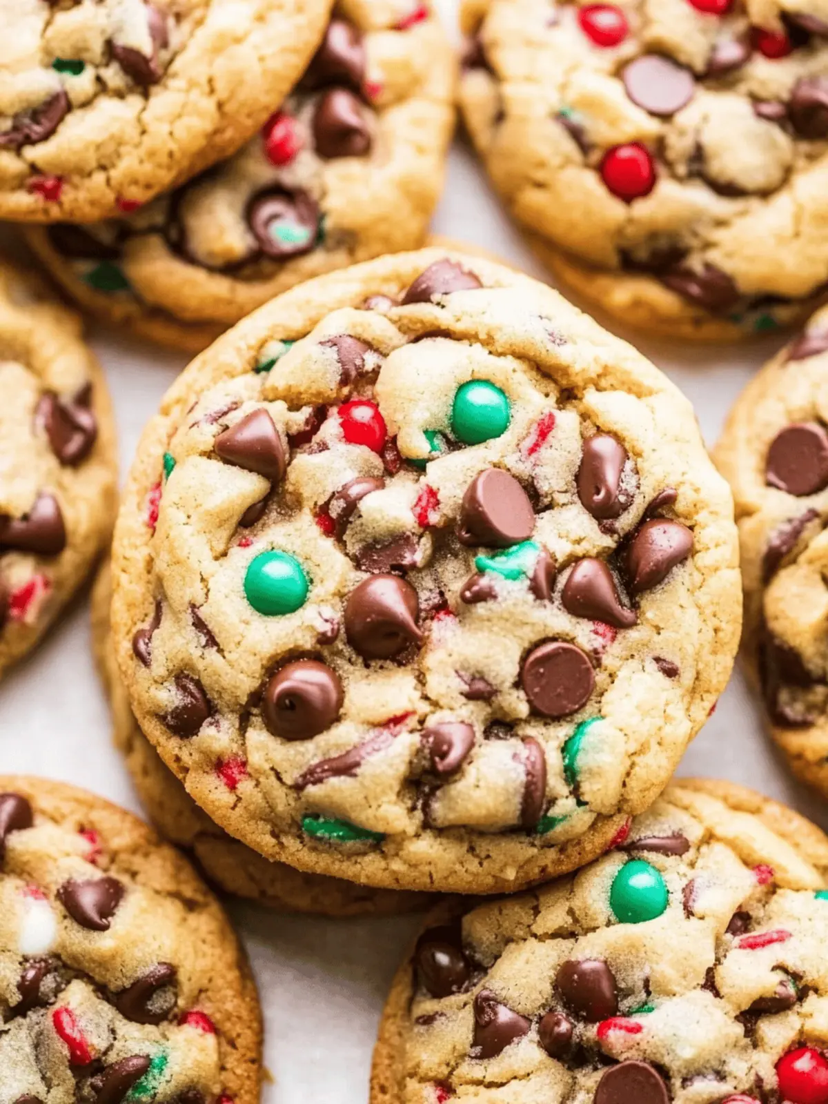 Christmas Chocolate Chip Cookies