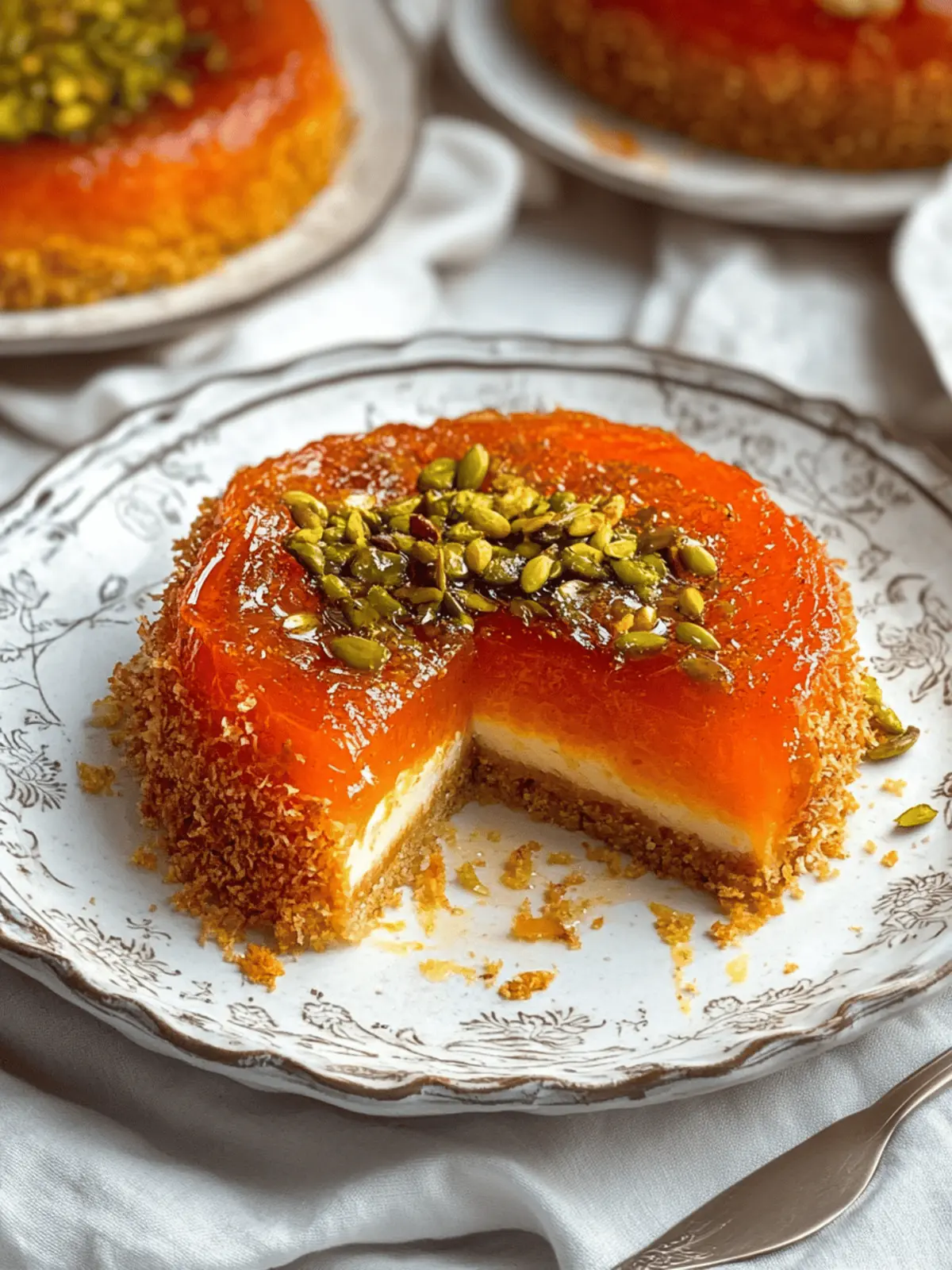 Irresistible Palestinian Knafeh: A Sweet Culinary Adventure 2 Palestinian Knafeh (Kunafa)
