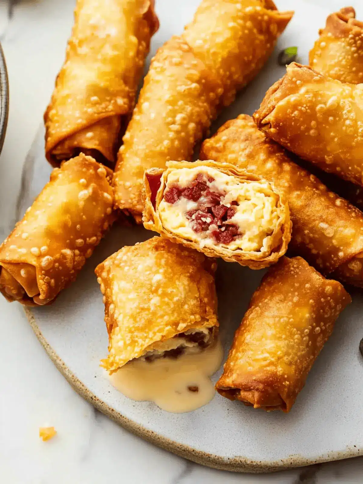 Reuben Egg Rolls