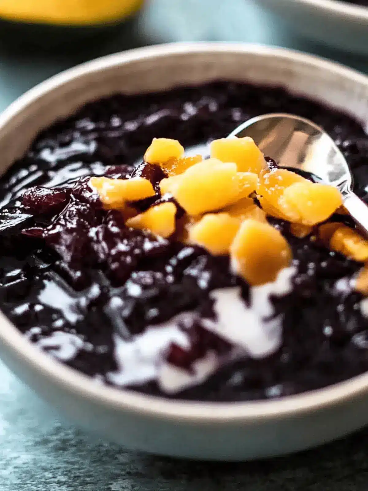 Thai Black Sticky Rice Pudding