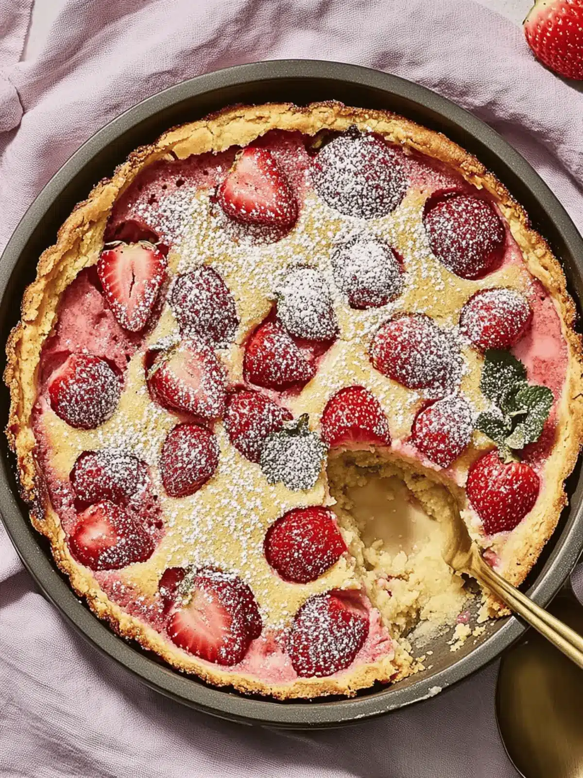 Strawberry Clafoutis