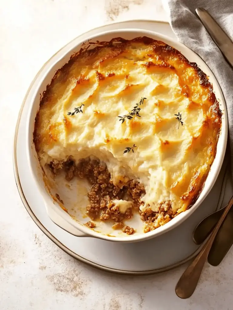 Cheddar-Topped Shepherd's Pie