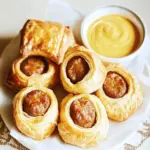 Sausage Rolls with Puff Pastry