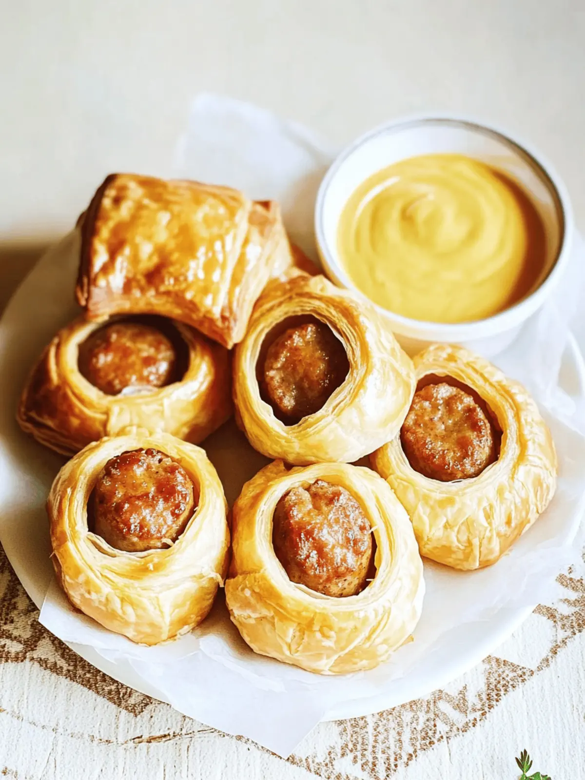 Savory Sausage Rolls with Puff Pastry for Any Occasion 5 Sausage Rolls with Puff Pastry