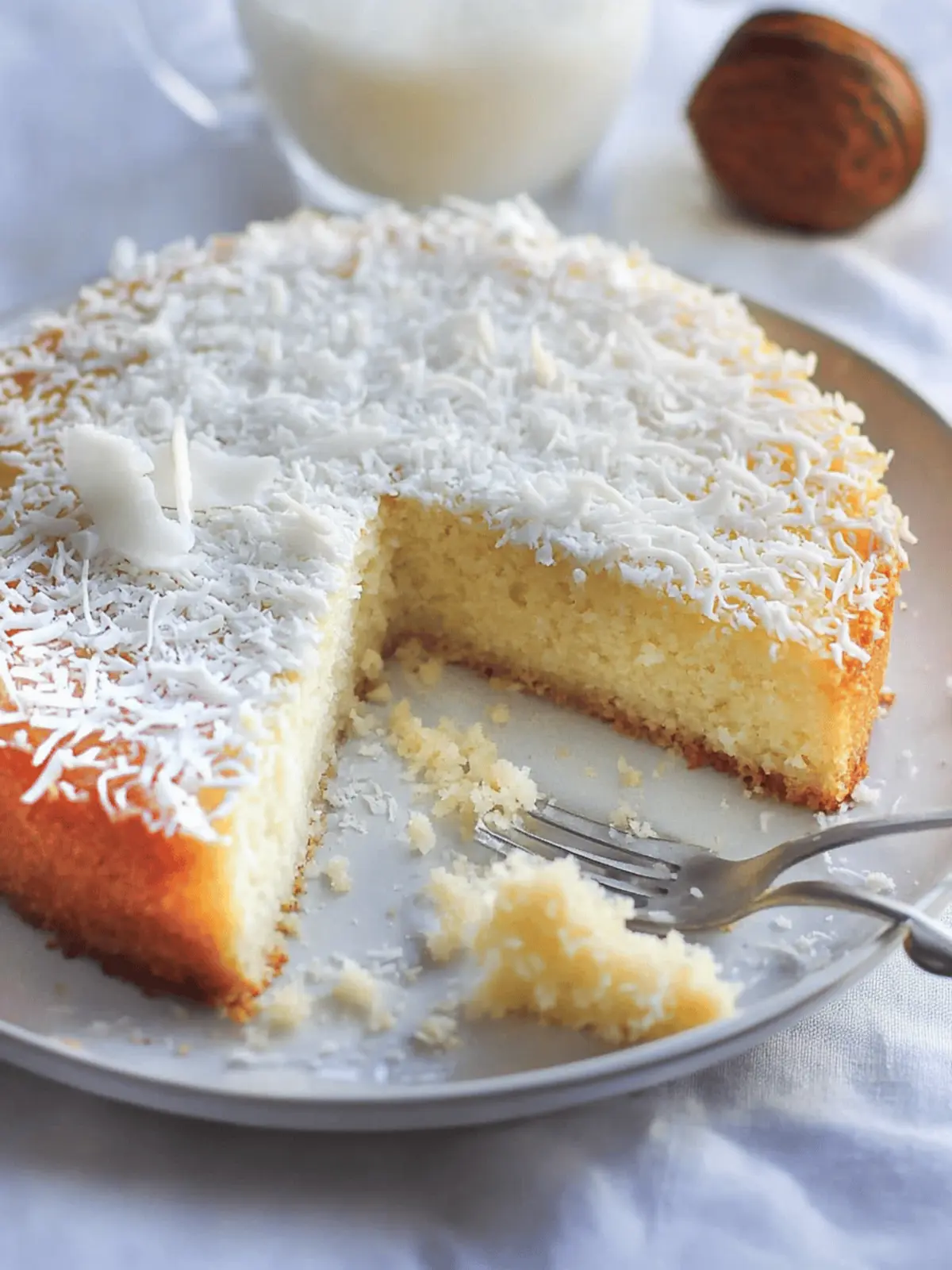 Brazilian Coconut Cake {Bolo de Coco}