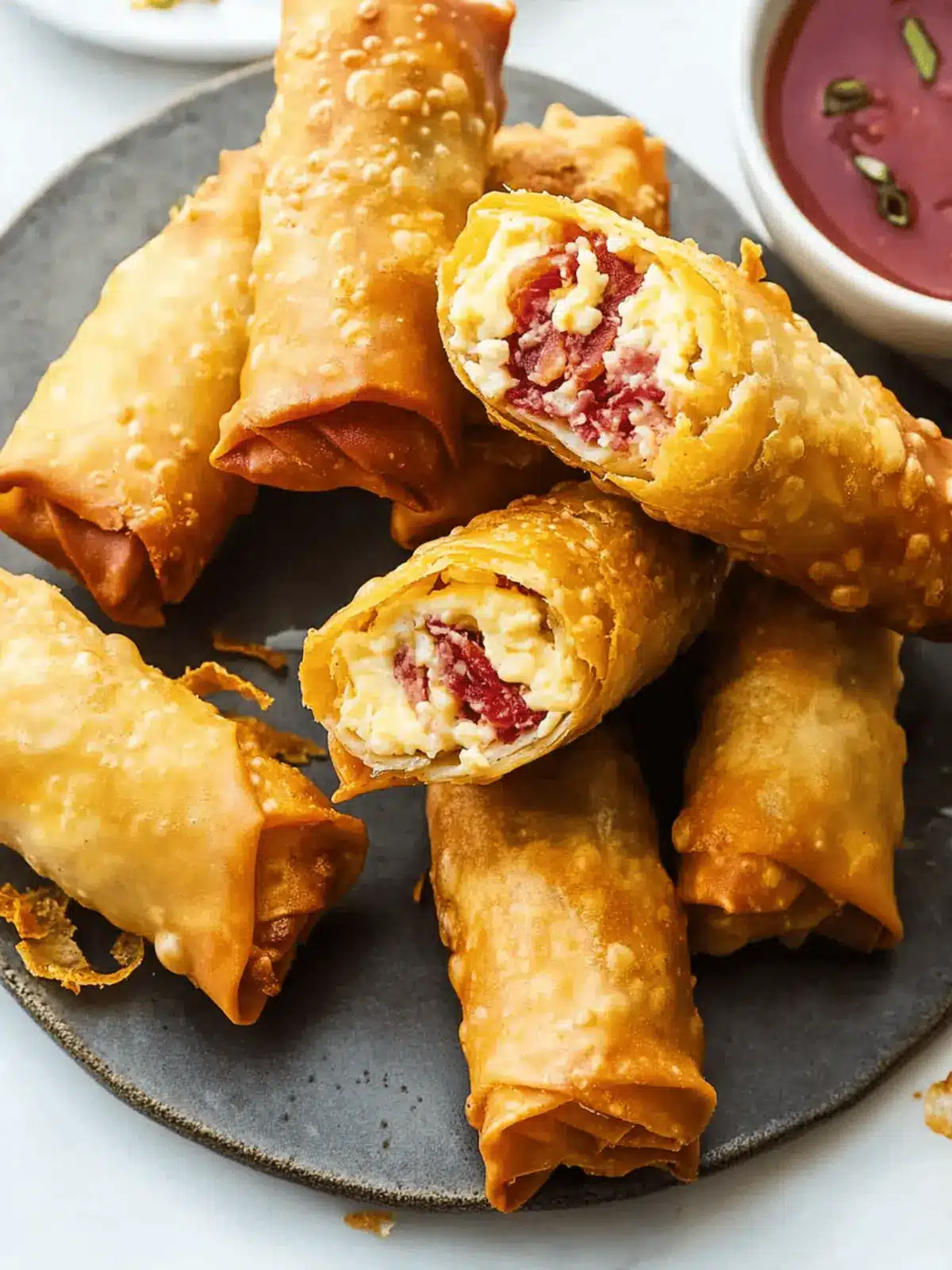 Reuben Egg Rolls