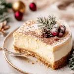Eggnog cheesecake