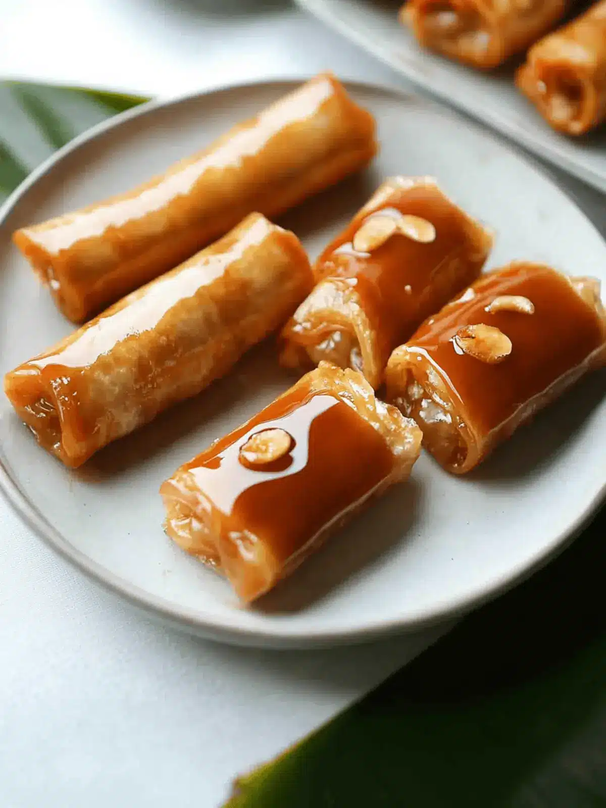 Turon Recipe (Filipino Banana Lumpia w/ Caramel)
