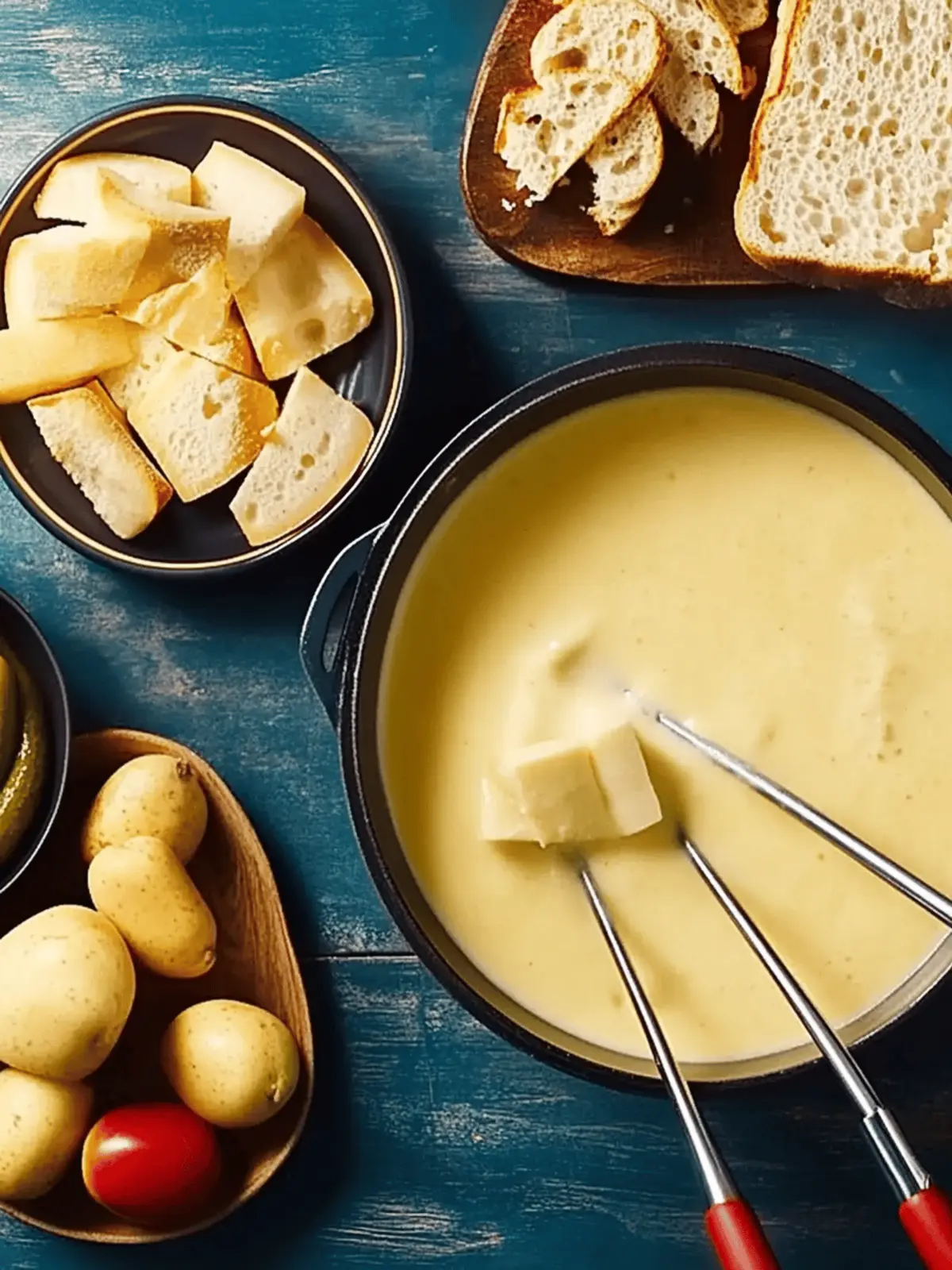 Classic Swiss Cheese Fondue