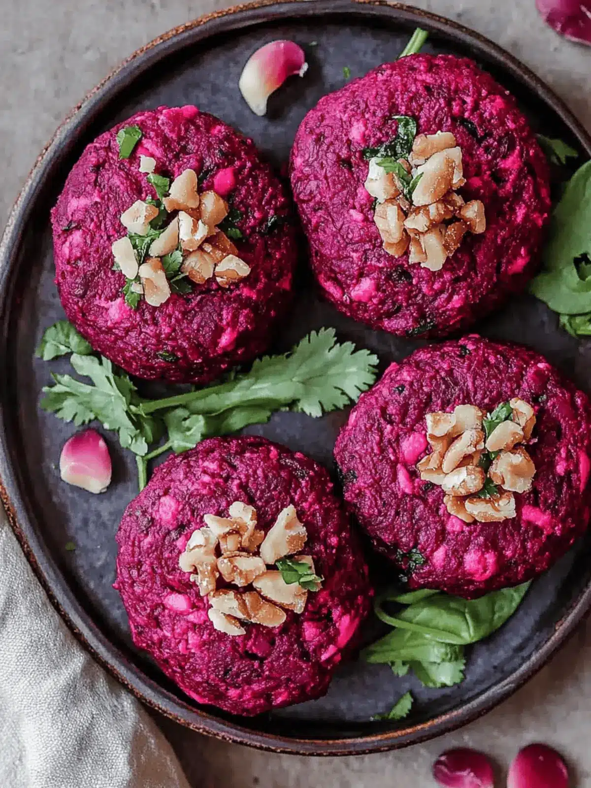 Irresistible Georgian Pkhali: Beet and Spinach Delight! 2 Georgian Pkhali (Beet and Spinach Pkhali)