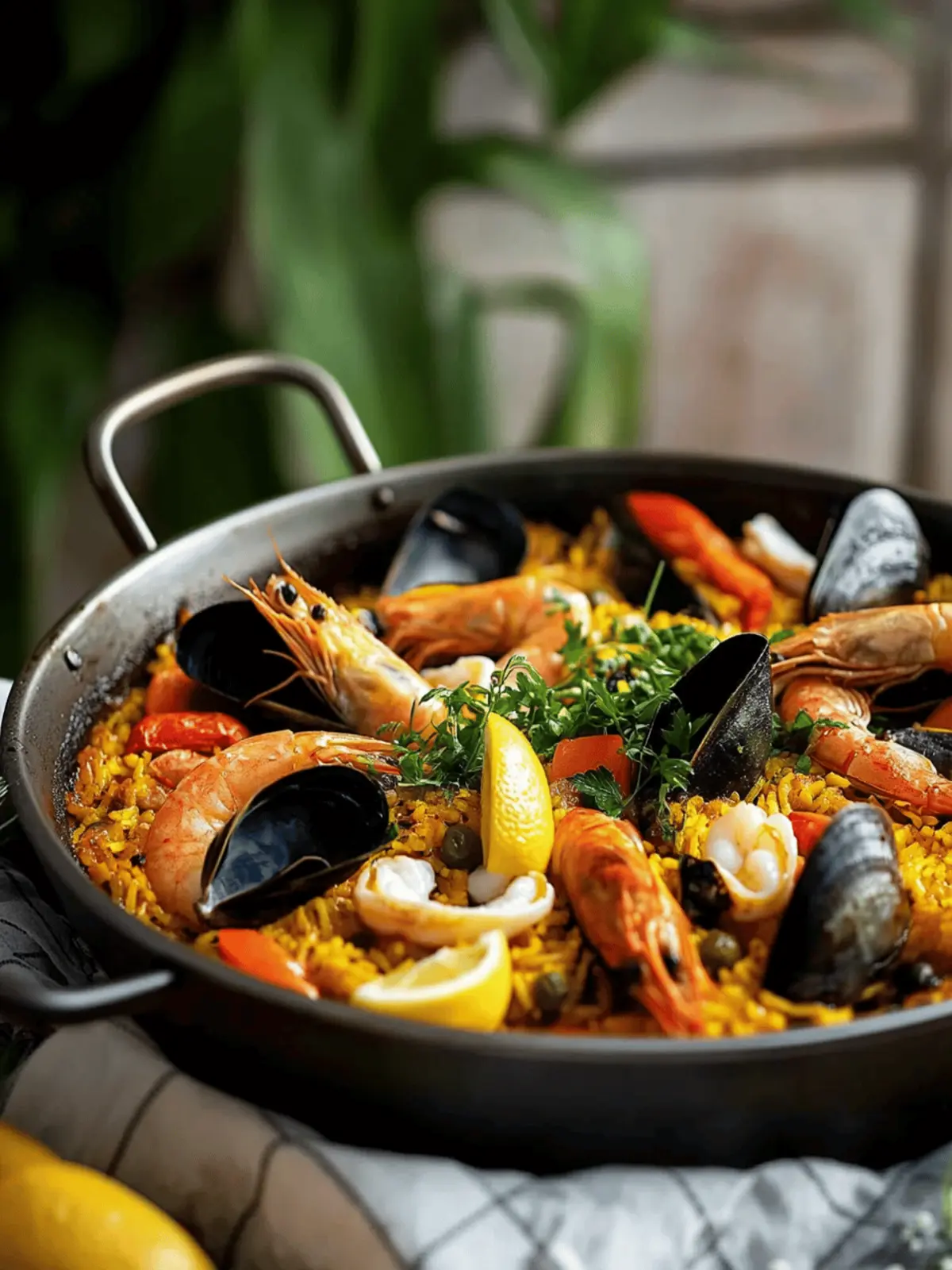 Seafood Paella Valenciana