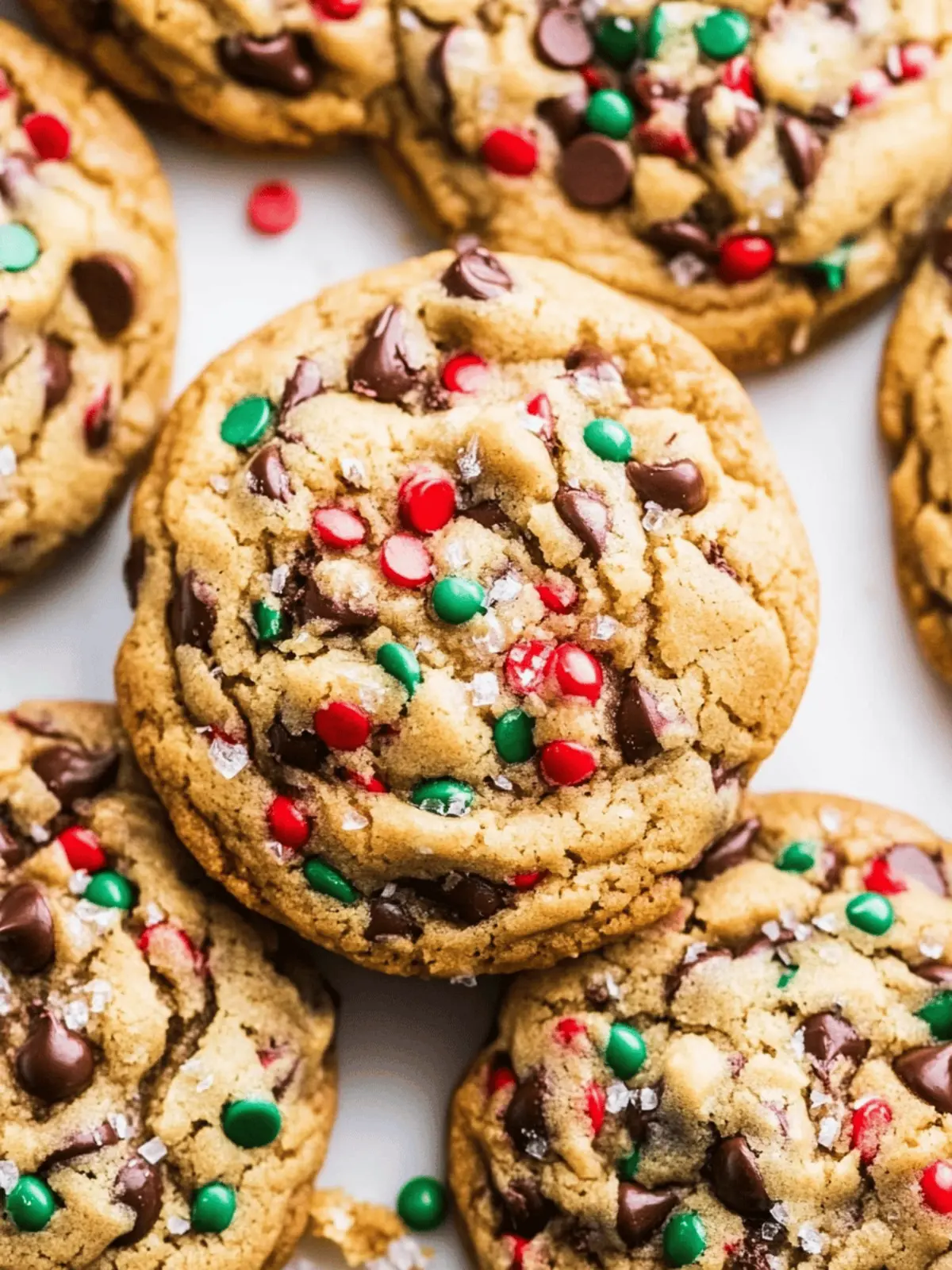 Christmas Chocolate Chip Cookies