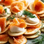 Blinis with smoked salmon