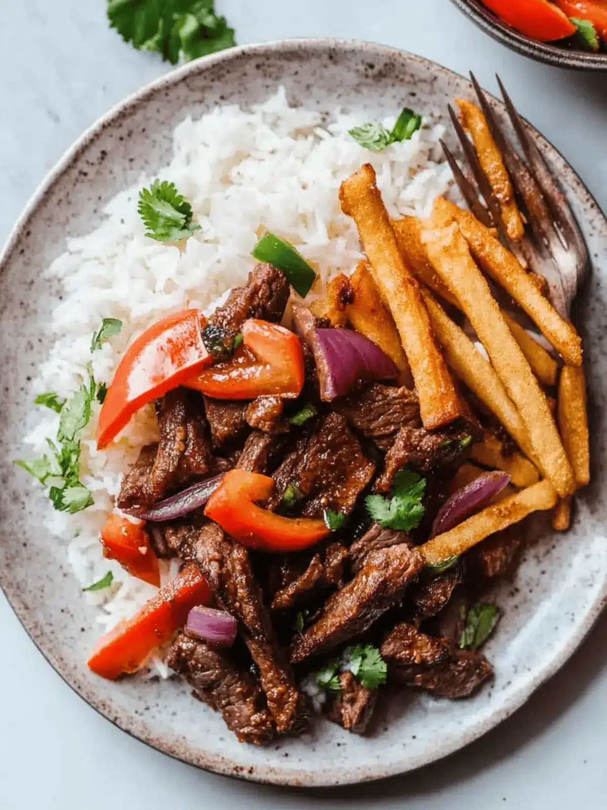 Lomo Saltado (Peruvian Beef Stir Fry)