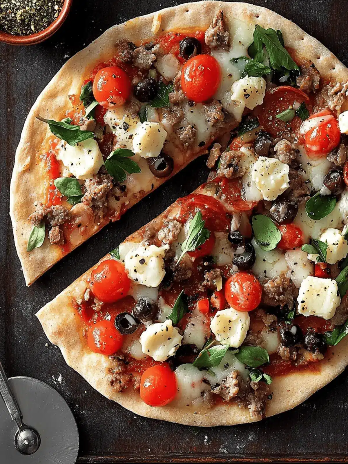 Mini Mediterranean Pizza