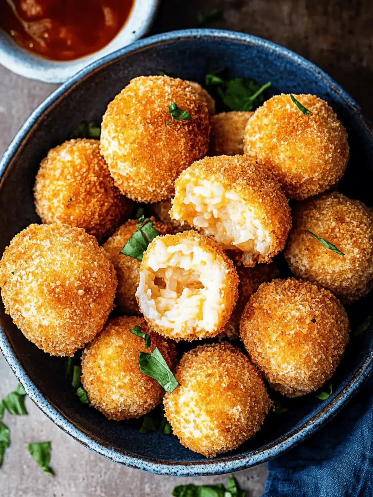 Arancini (Cheesy Italian Rice Balls)