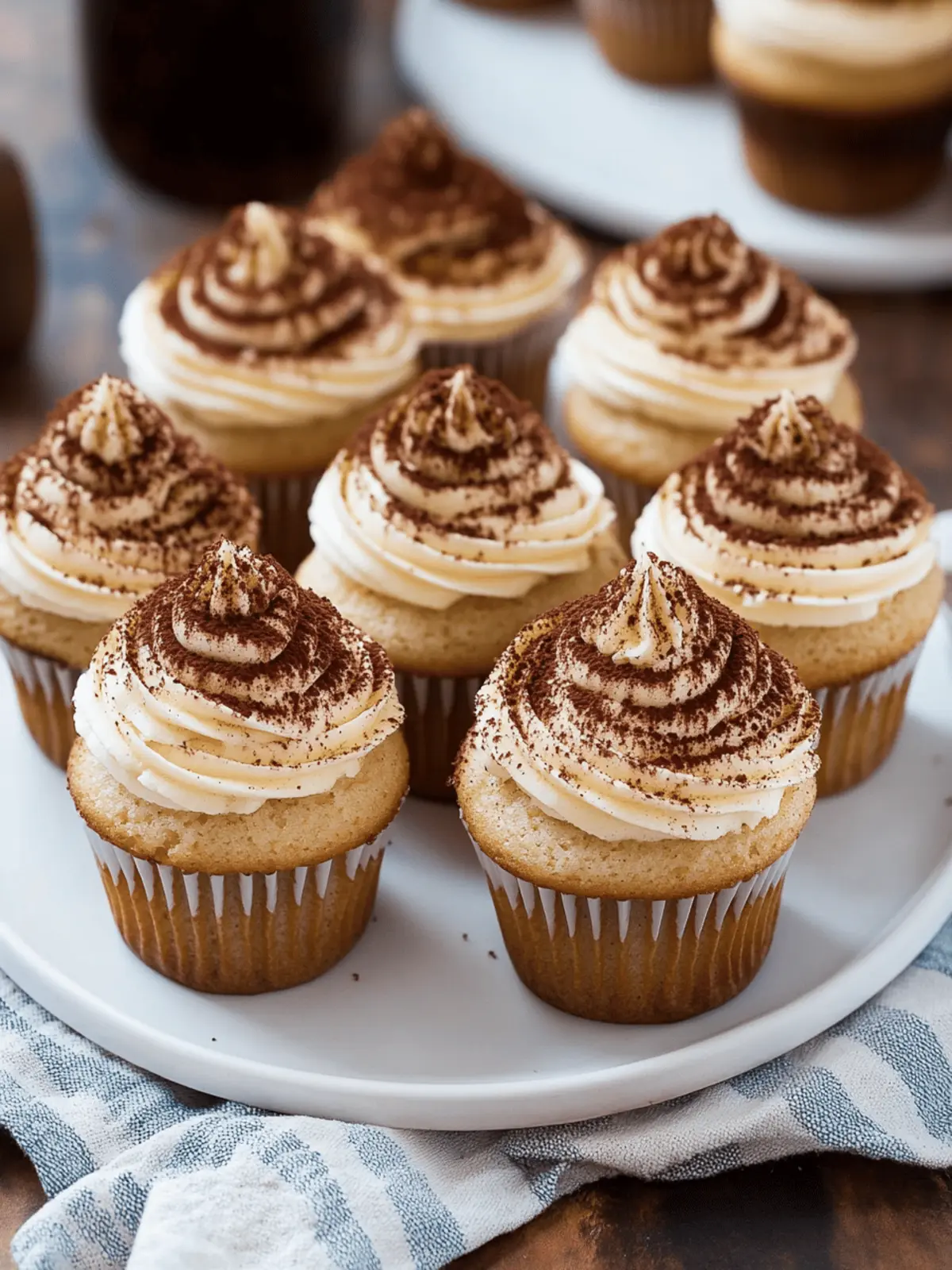 Indulge in Tiramisu Cupcakes for a Sweet Caffeine Fix 5 Tiramisu Cupcakes