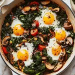Mushroom and Kale Breakfast Skillet