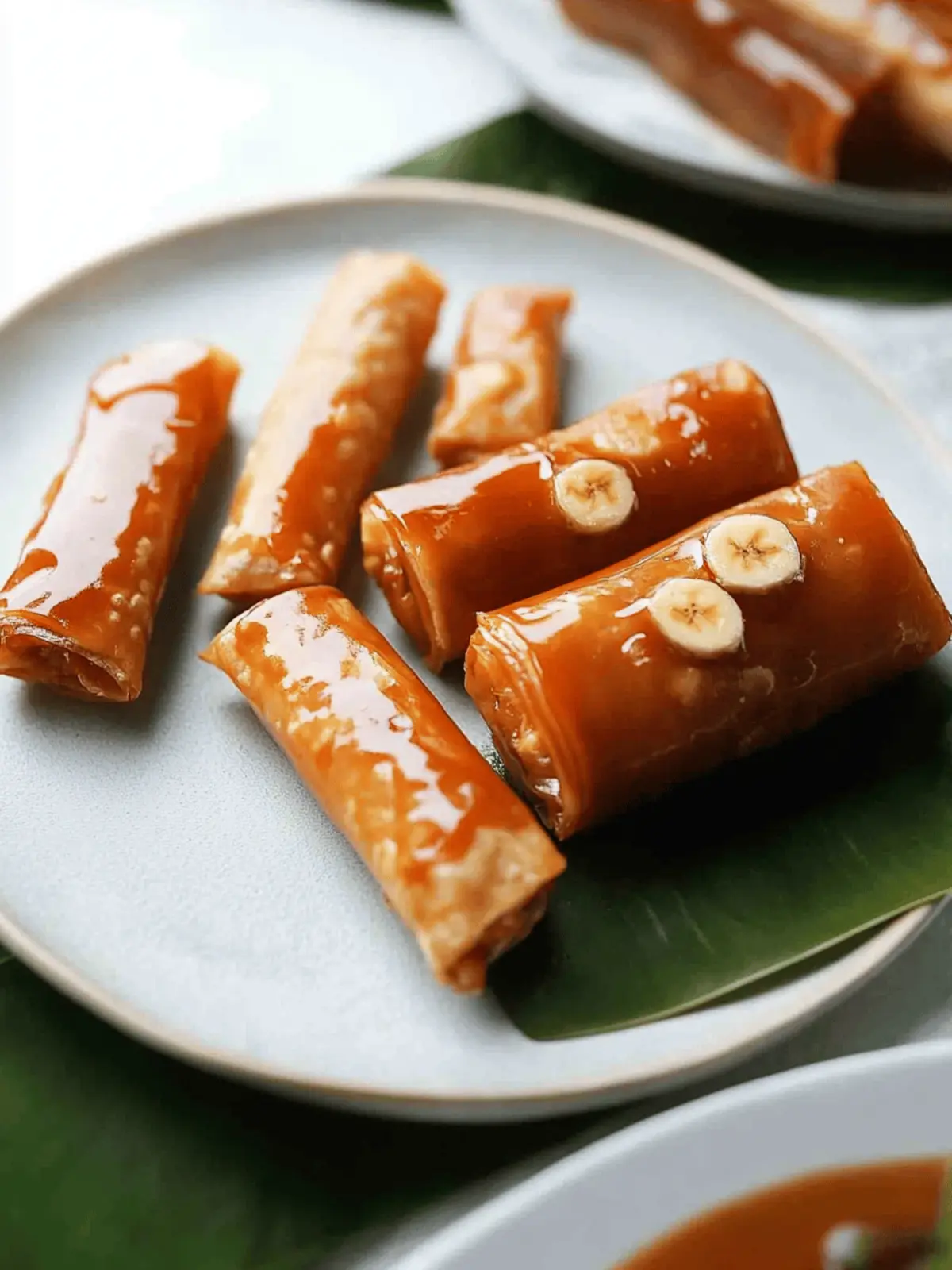 Turon Recipe (Filipino Banana Lumpia w/ Caramel)