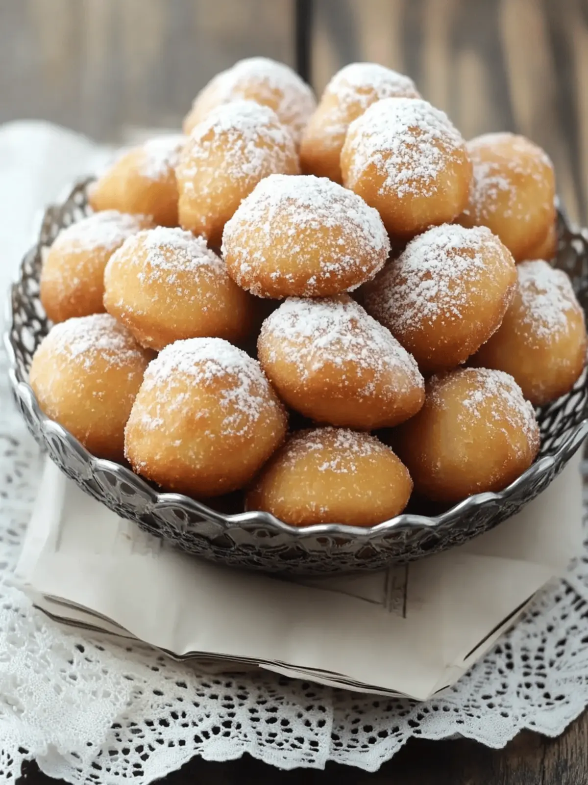 Zeppole - Italian Doughnuts
