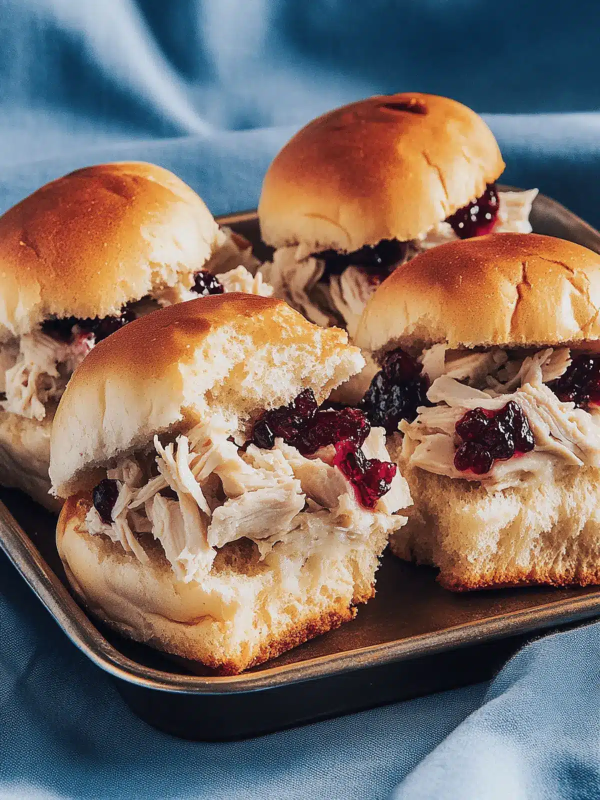Turkey Cranberry Sliders