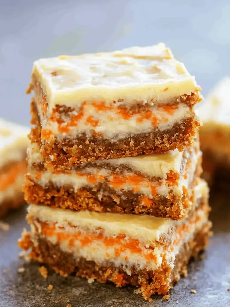 Cream Cheese Carrot Cake Bars