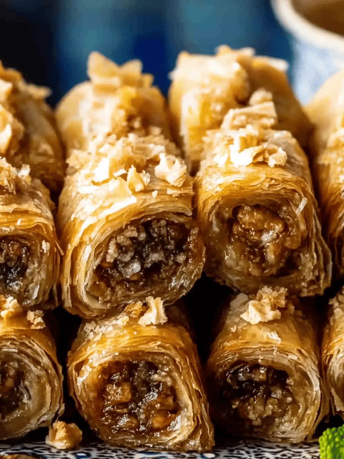 Greek Baklava Rolls (Saragli)