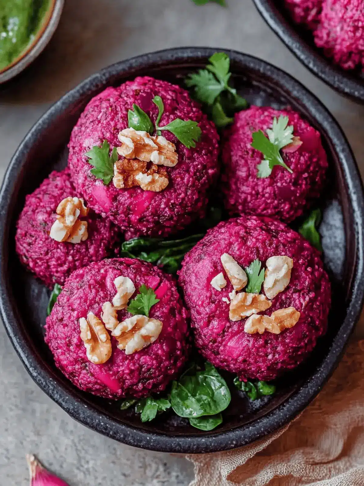 Irresistible Georgian Pkhali: Beet and Spinach Delight! 5 Georgian Pkhali (Beet and Spinach Pkhali)