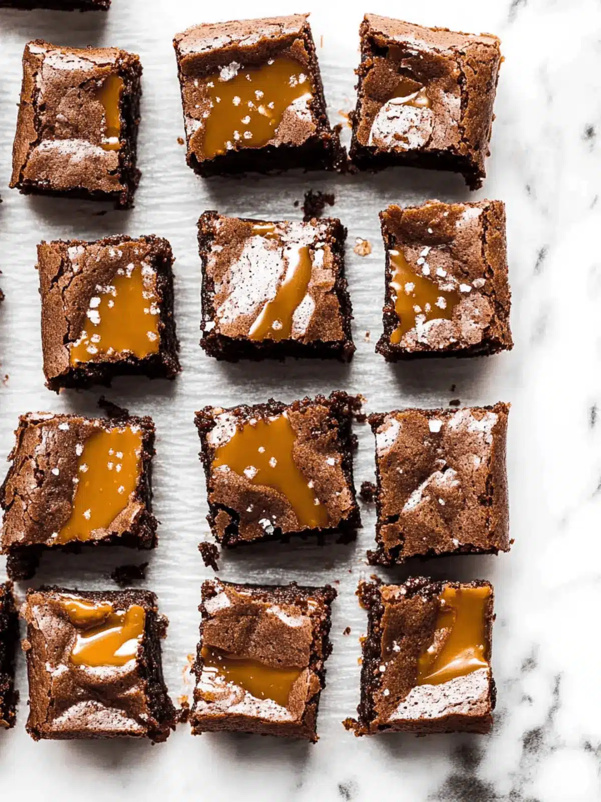 Fudgy Salted Caramel Chocolate Brownies You Can't Resist! 4 Fudgy Salted Caramel Chocolate Brownies