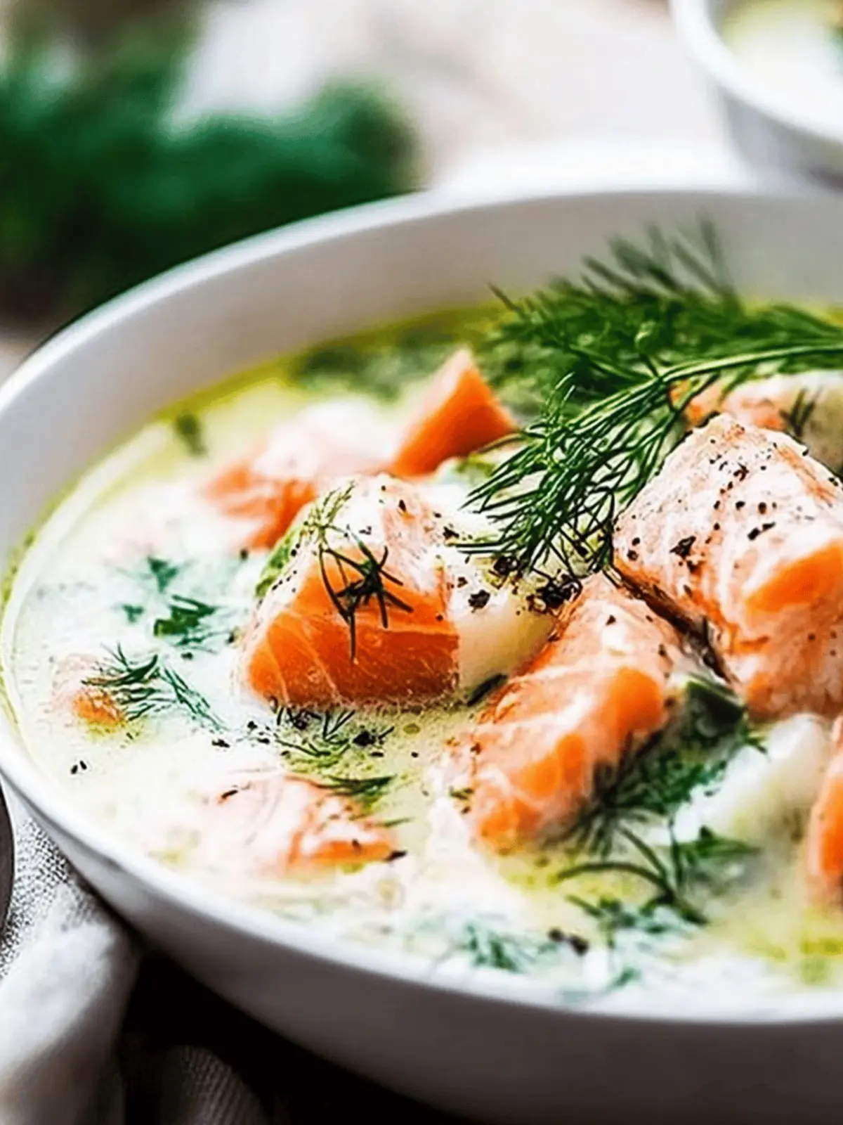 Finnish Salmon Soup (Lohikeitto)