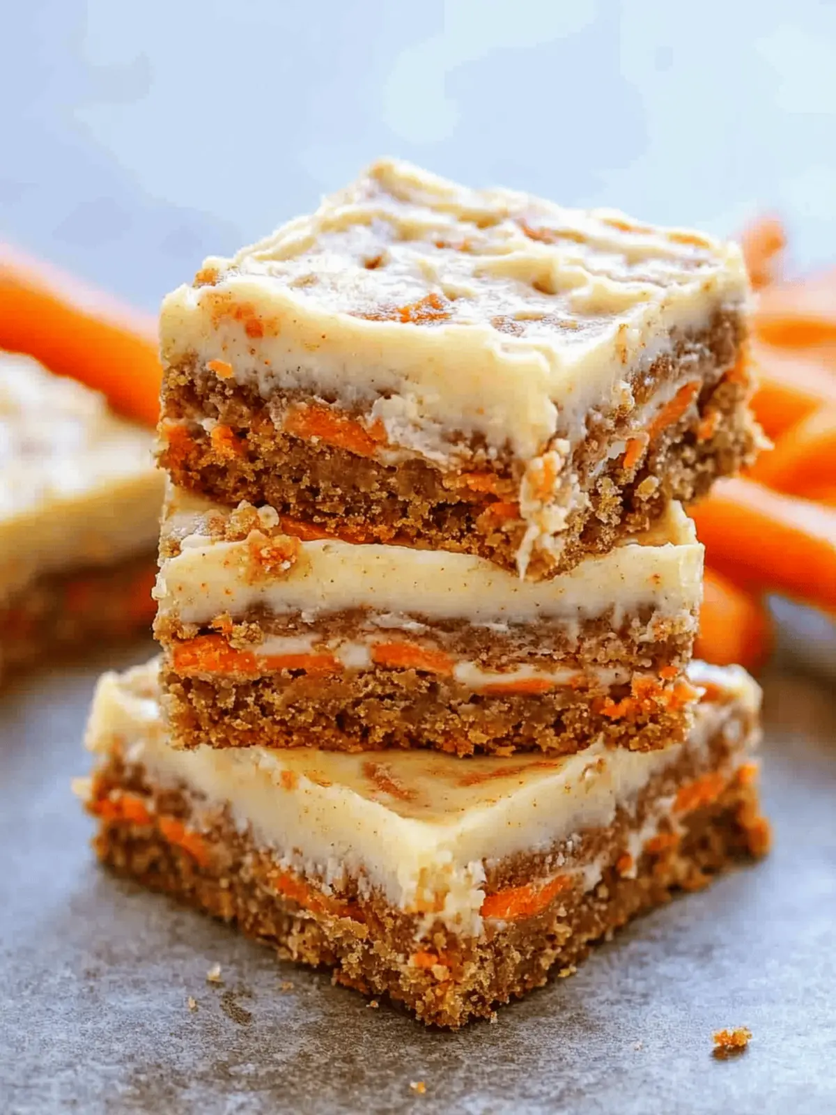 Cream Cheese Carrot Cake Bars