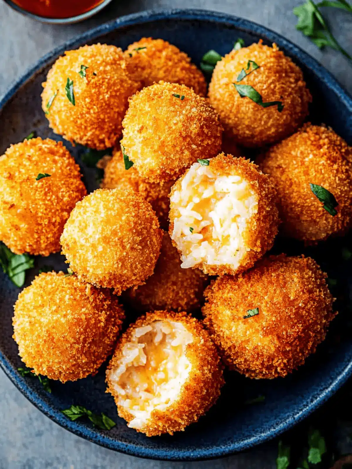 Arancini (Cheesy Italian Rice Balls)