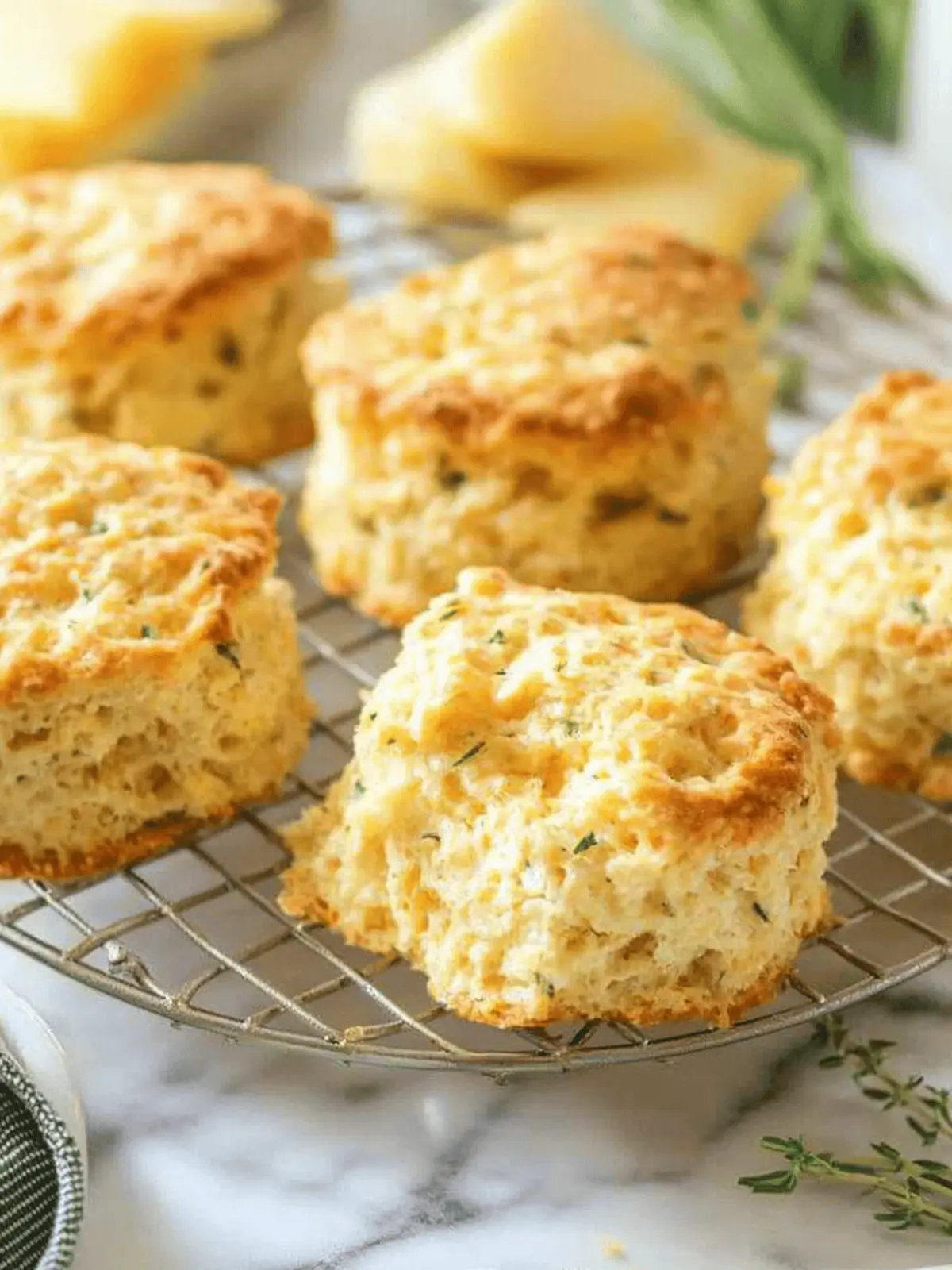 Irresistible Herb and Cheddar Scones for Cozy Home Baking 4 Herb and Cheddar Scones