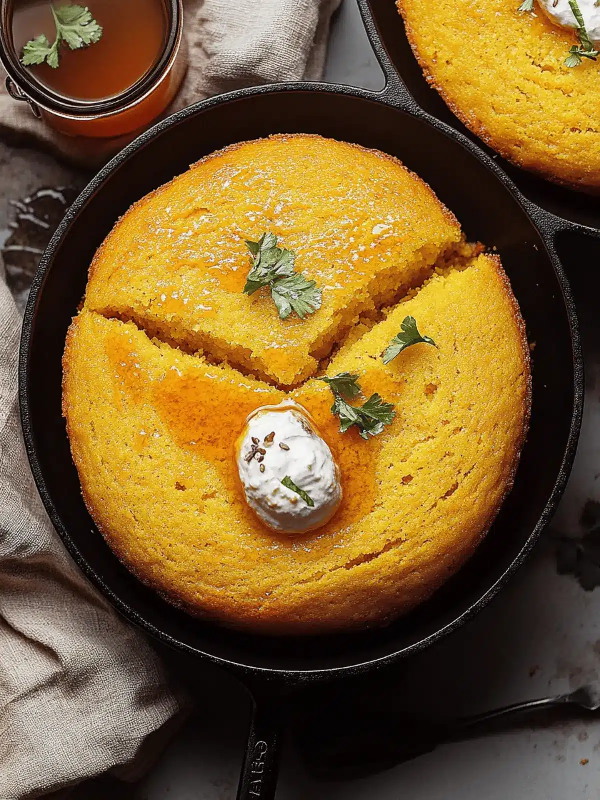 Sweet and Spicy Hot Honey Southern Cornbread Recipe 4 Hot Honey Southern Cornbread