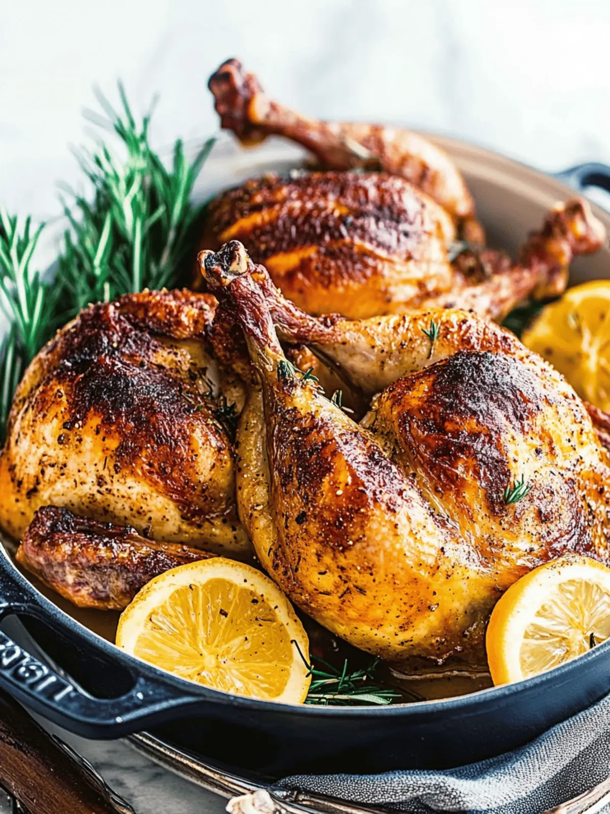 Savory Roasted Cornish Hens with Herbs and Garlic Magic 3 Roasted Cornish Hens